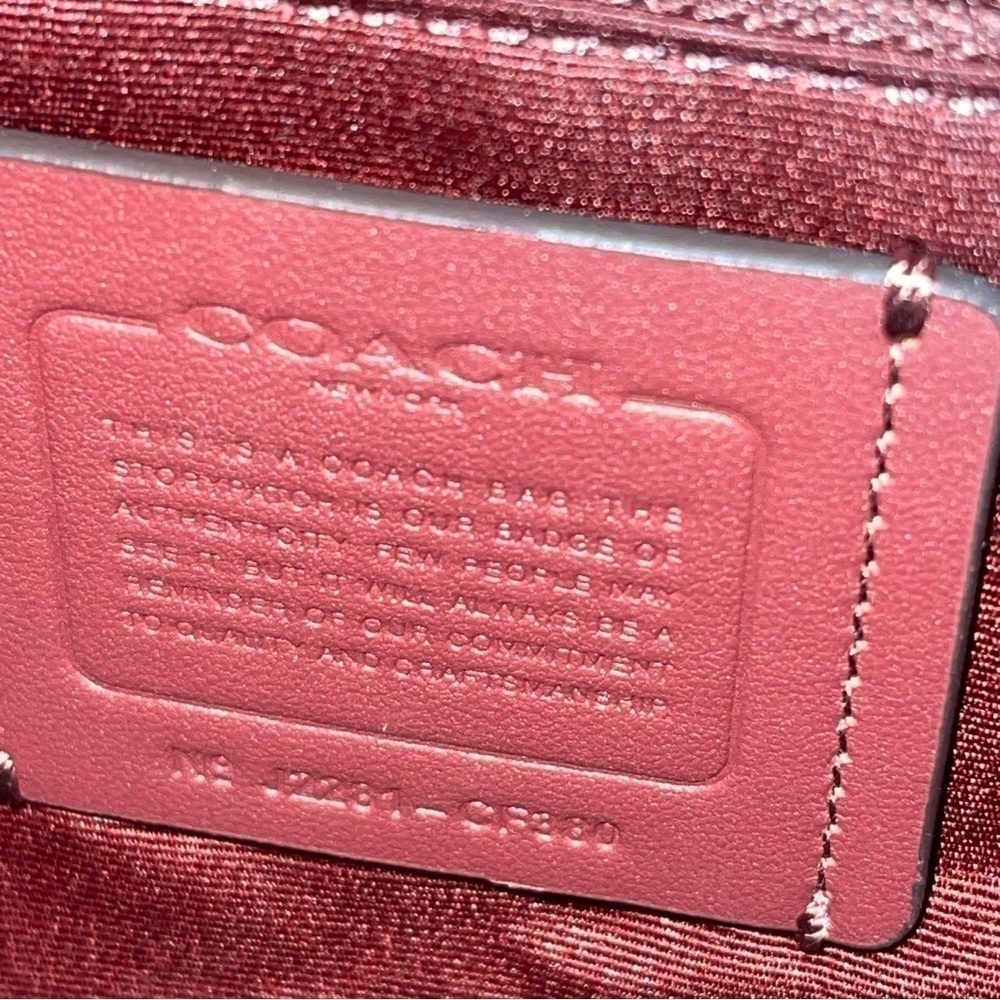 Coach โข Mini Court Backpack In Colorblock Ski Speed Graphic Powder Pink Multi - Picture 14 of 16